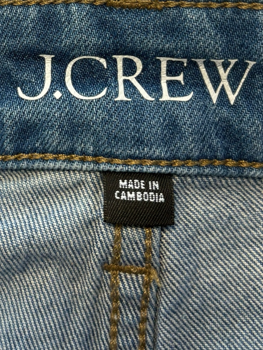 J. Crew High Rise Sailor Denim Trouser in 1996 Semi-Stretch Size 27 Light Wash - Picture 5 of 9